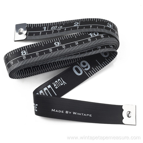 PVC Tailor Clothing Black Tape Measure Inches